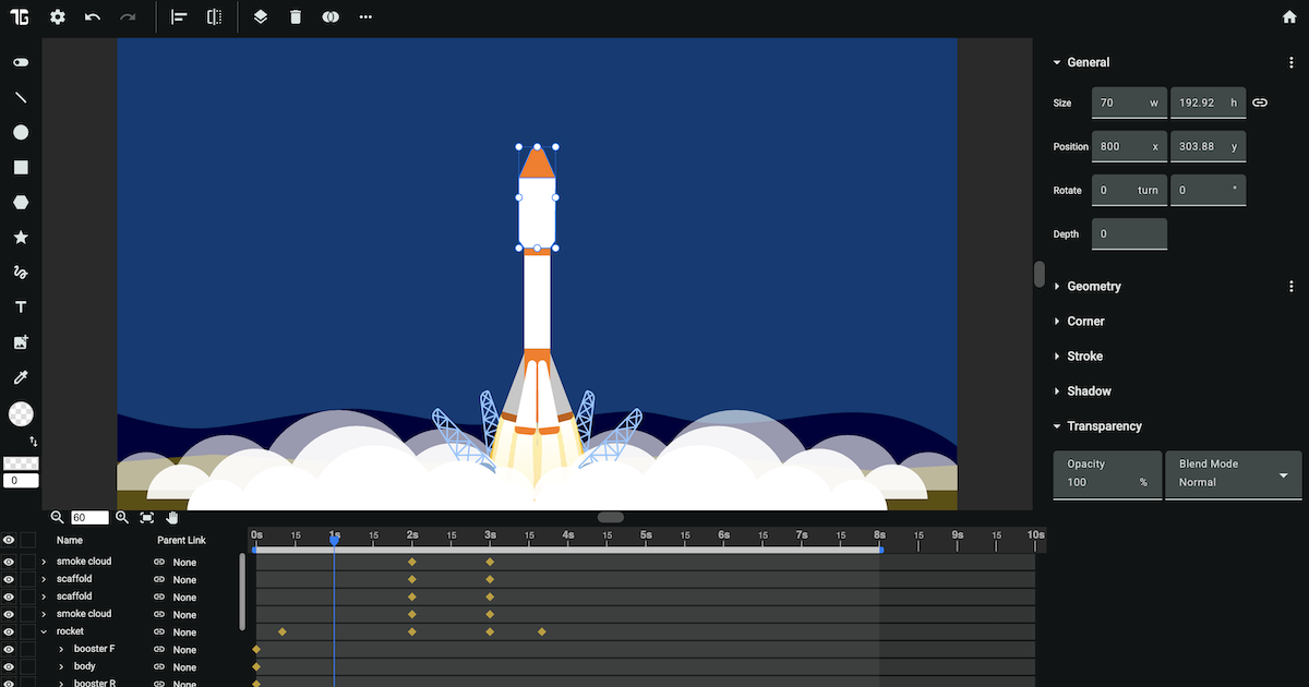 Trangram screenshot