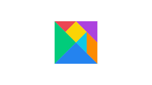 The tangram puzzle (animated by Trangram)